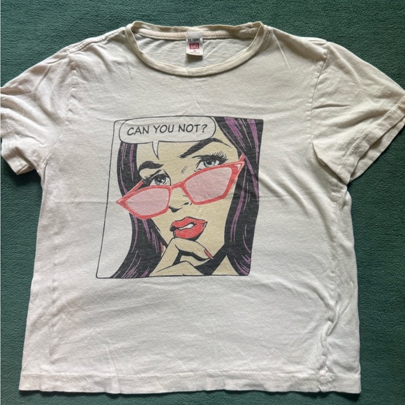 Re/Done “Can You Not” Graphic T-shirt XS GUC - Picture 2 of 5